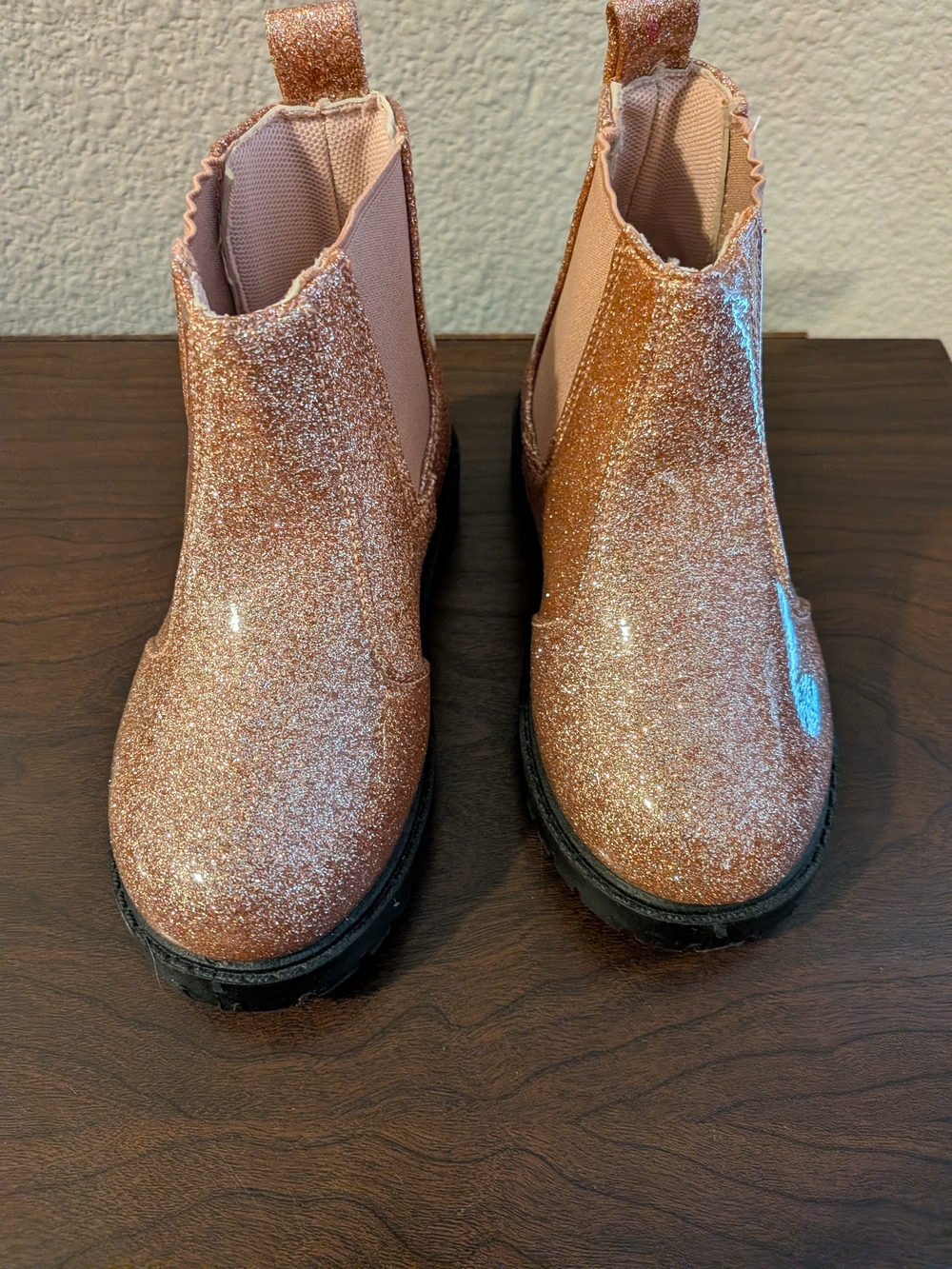 Girls' Glitter Boots - Pink Rose